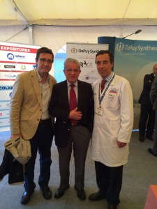 Con el Prof. Fernando Marco y el Dr. Ayala Andrade